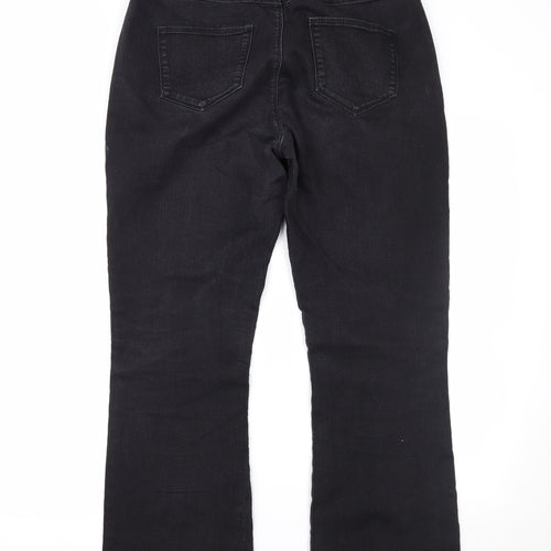 Dorothy Perkins Womens Black   Straight Jeans Size 14 L30 in