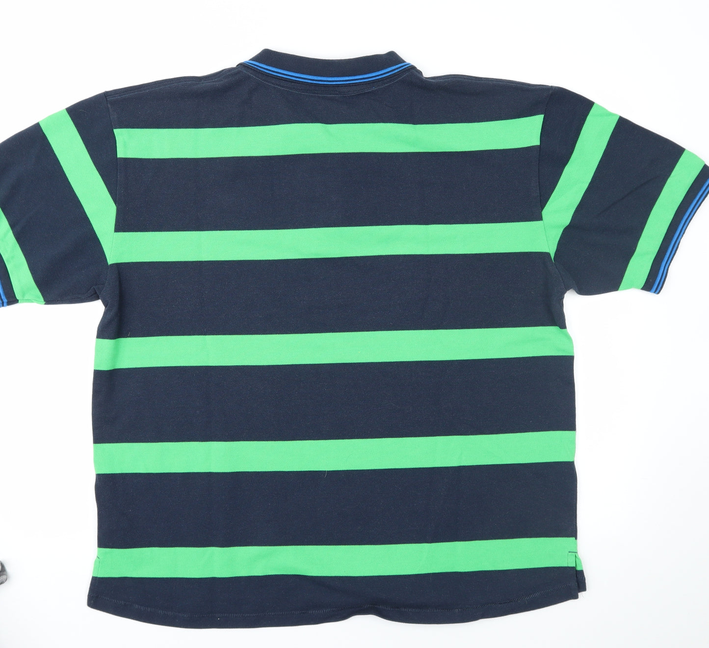 Lonsdals Mens Blue Striped   Polo Size 2XL