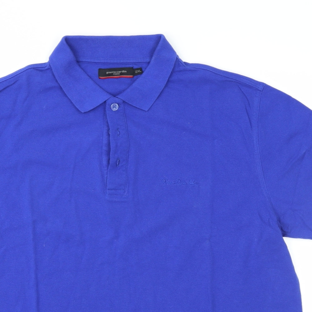 Pierre Cardin Mens Blue    Polo Size 2XL