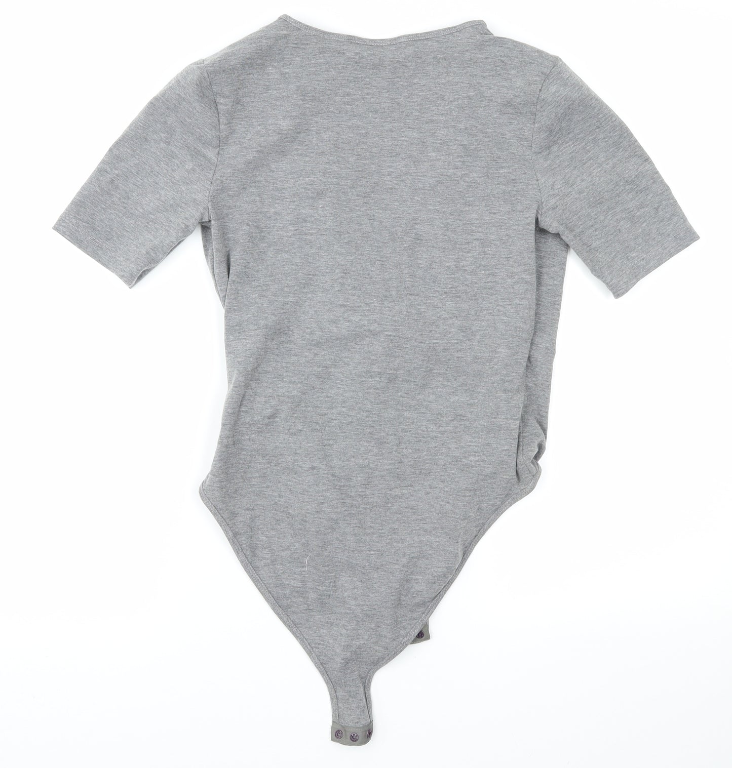 Topshop Womens Grey   Bodysuit One-Piece Size 10