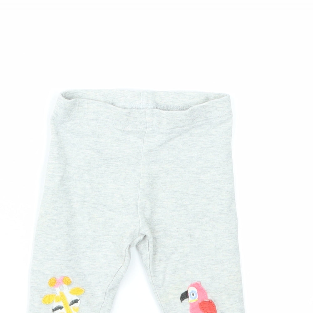 NEXT Girls Grey   Capri Leggings Size 6-9 Months