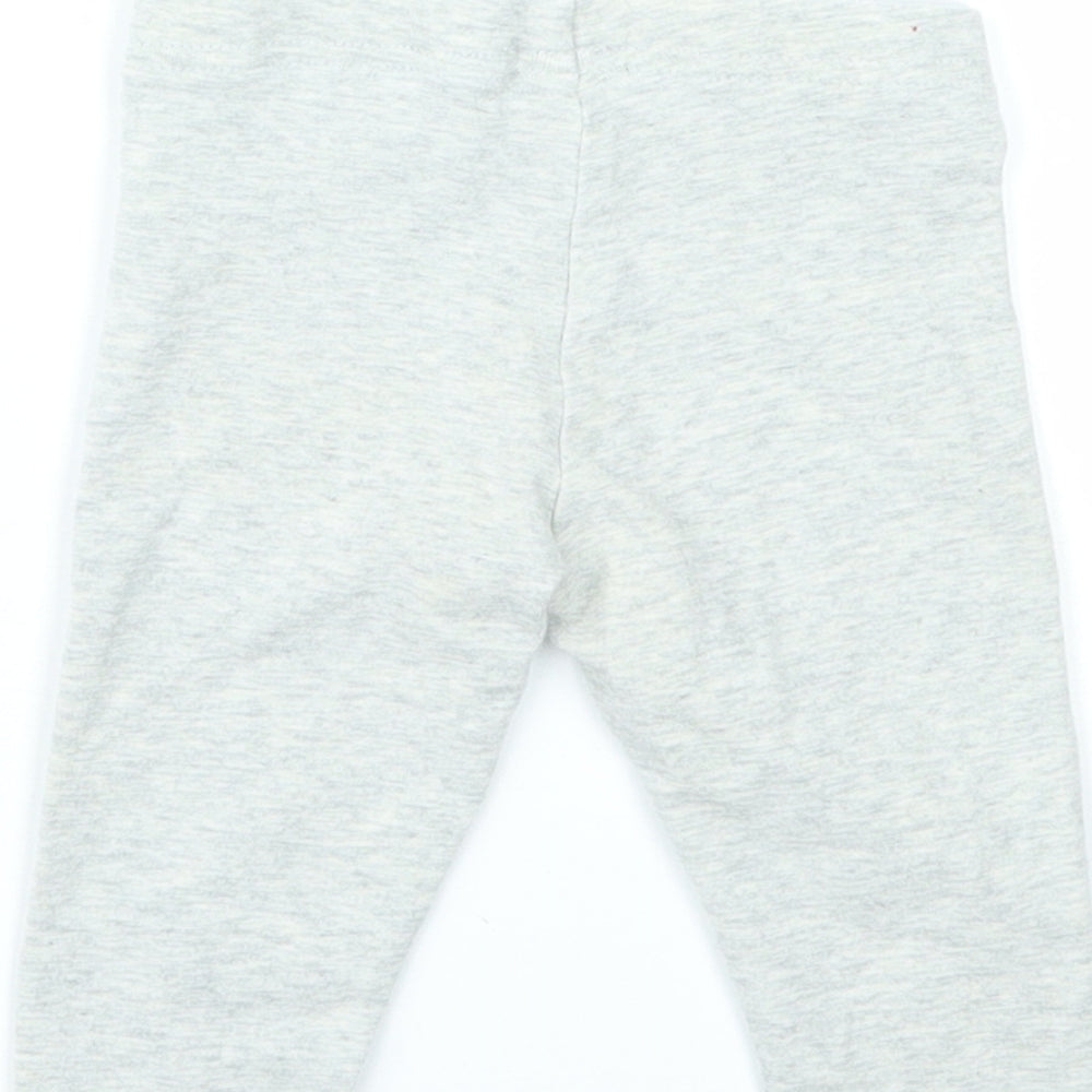 NEXT Girls Grey   Capri Leggings Size 6-9 Months