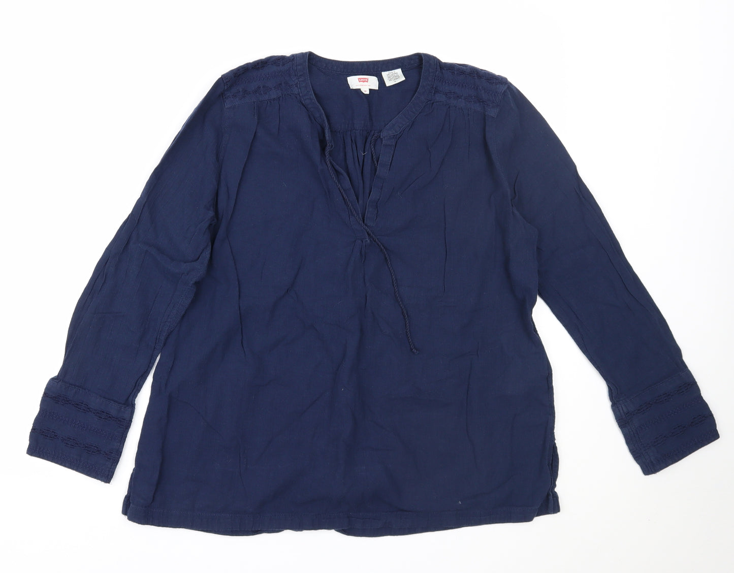 Levis Womens Blue   Basic Blouse Size M