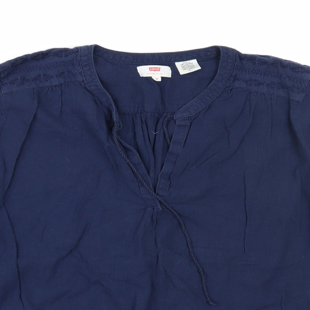 Levis Womens Blue   Basic Blouse Size M