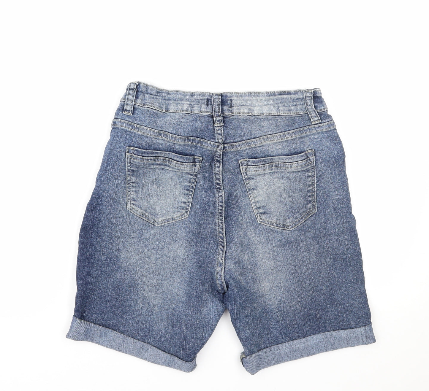 Boohoo Womens Black   Mom Shorts Size 12