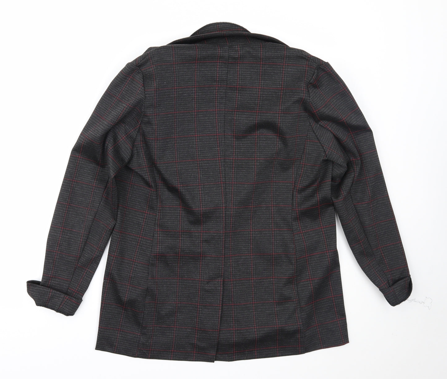 Newlook Womens Grey Check  Jacket Blazer Size 10