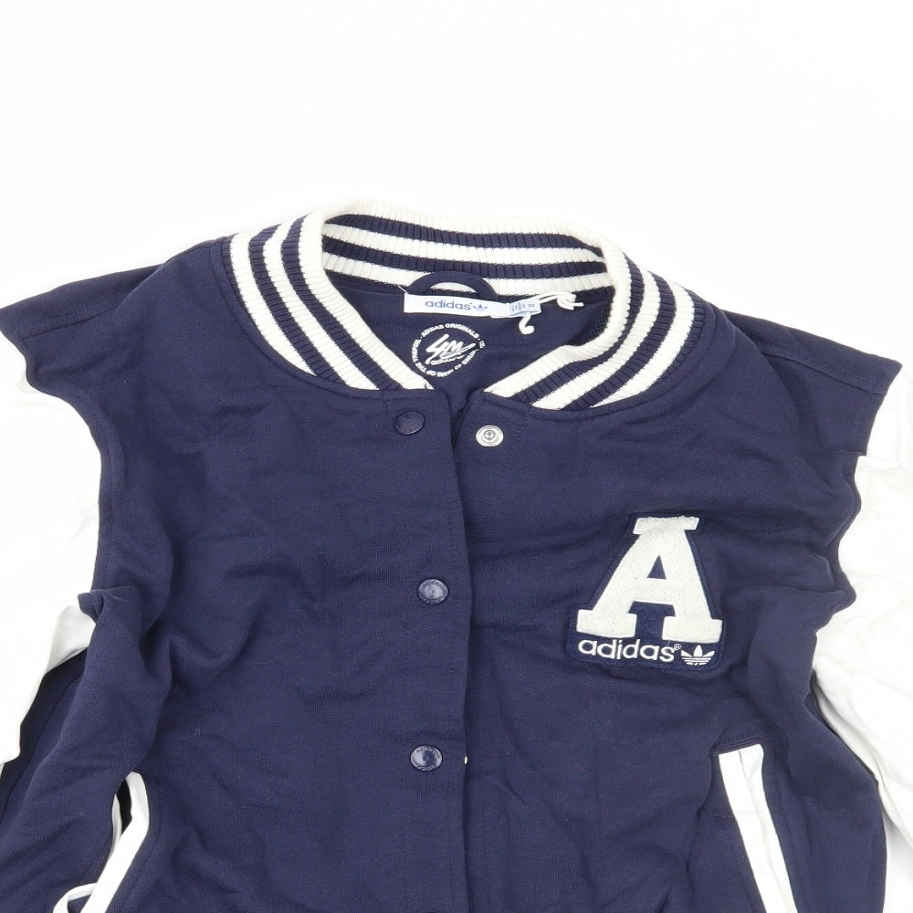 adidas Womens Blue   Jacket Coat Size 12