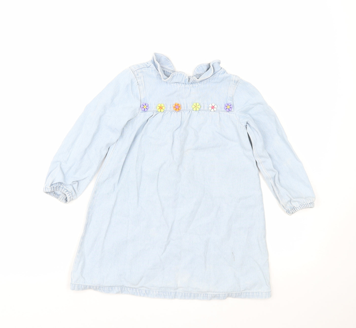 Marks and Spencer Girls Blue   A-Line  Size 2-3 Years