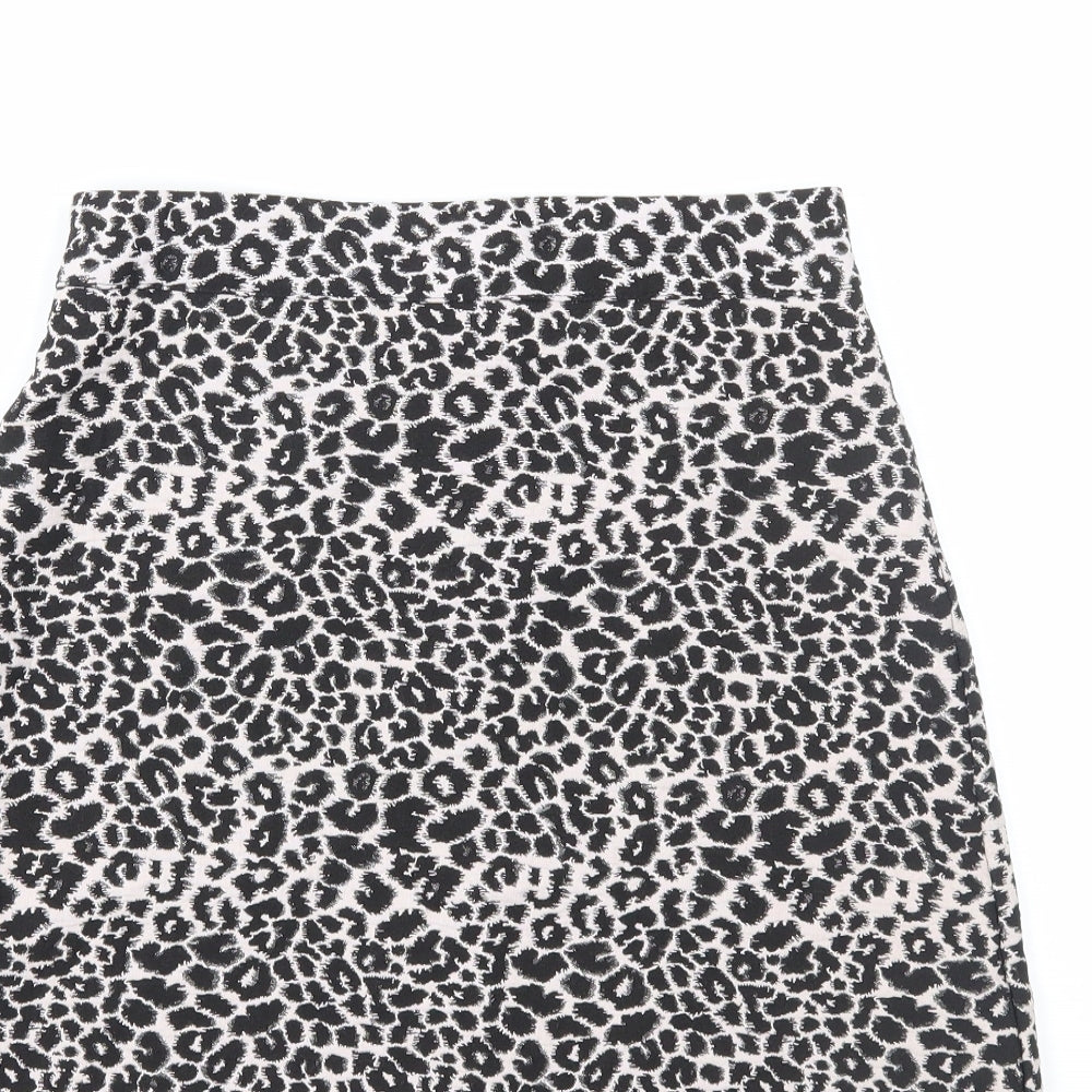 Primark Womens Pink Animal Print  A-Line Skirt Size 12