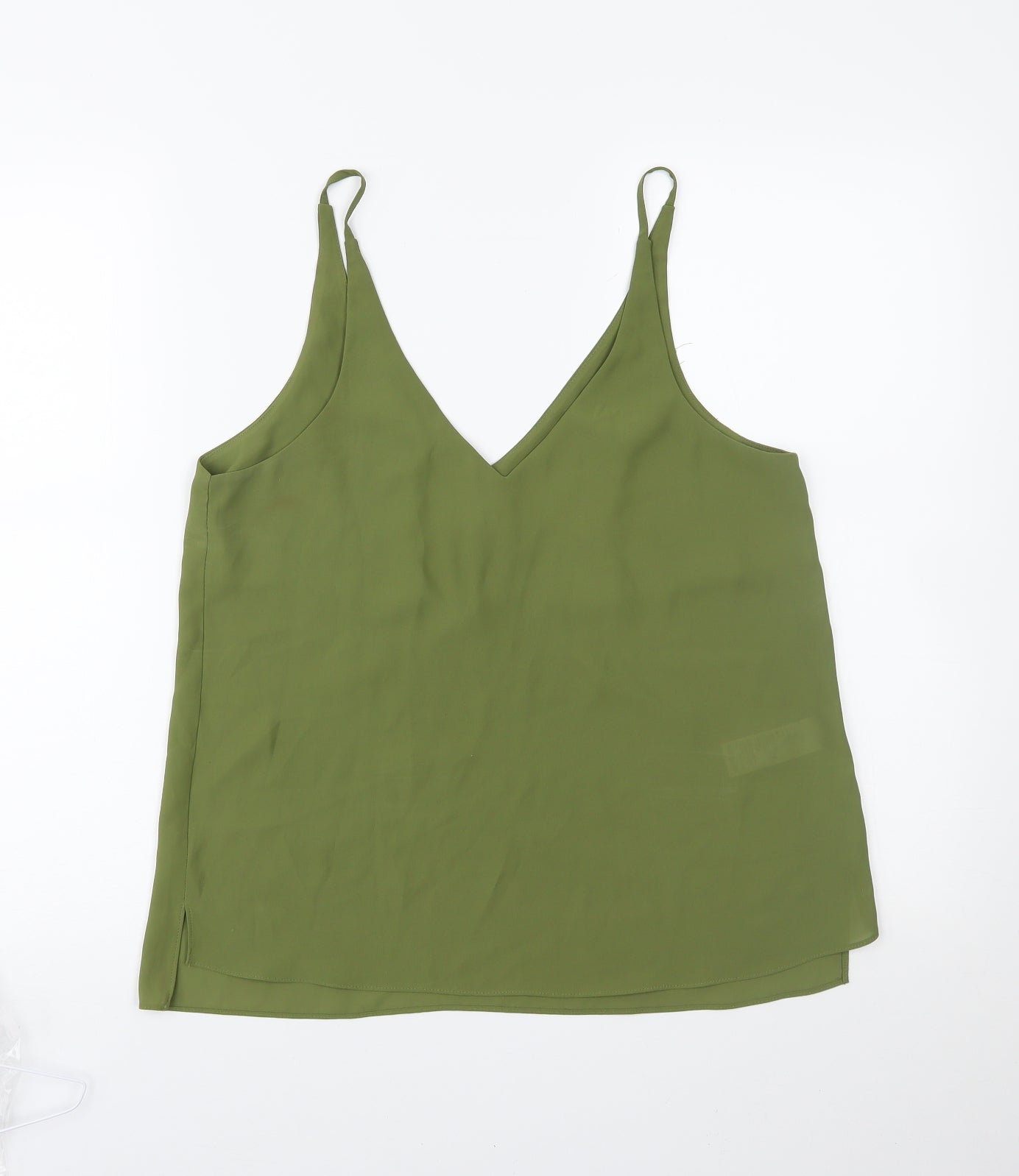 Topshop Womens Green   Basic Tank Size 10