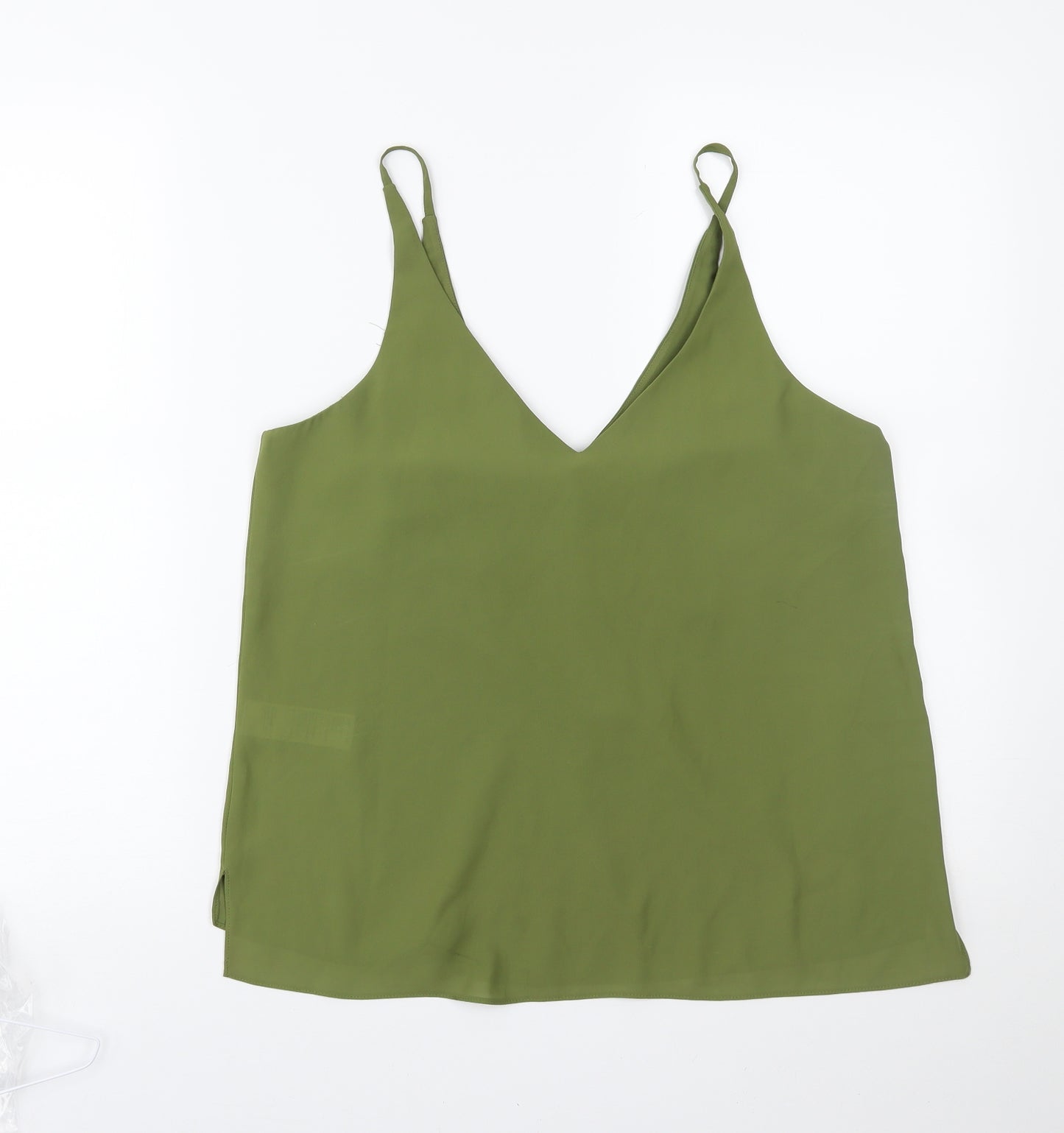 Topshop Womens Green   Basic Tank Size 10