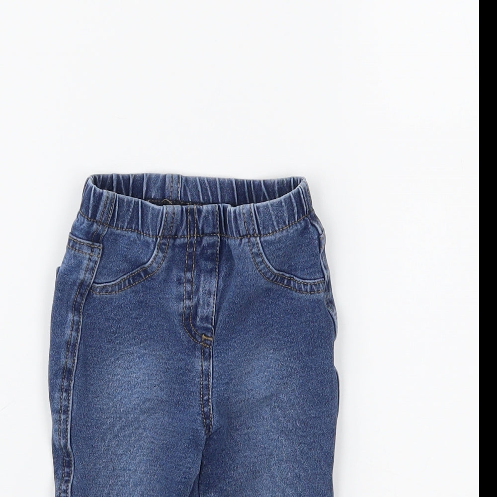 Matalan Girls Blue   Capri Trousers Size 12-18 Months