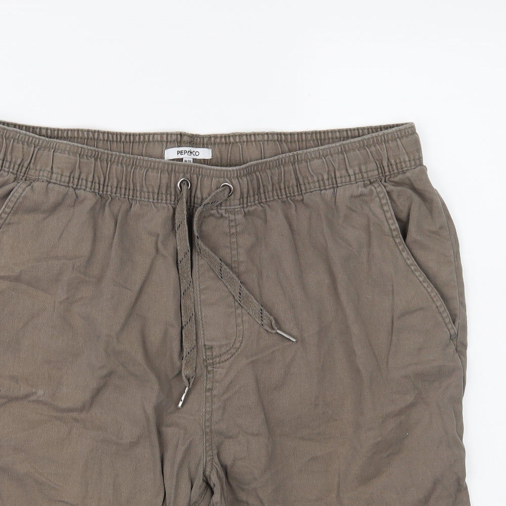 Pep&co Mens Green   Cargo Shorts Size 36