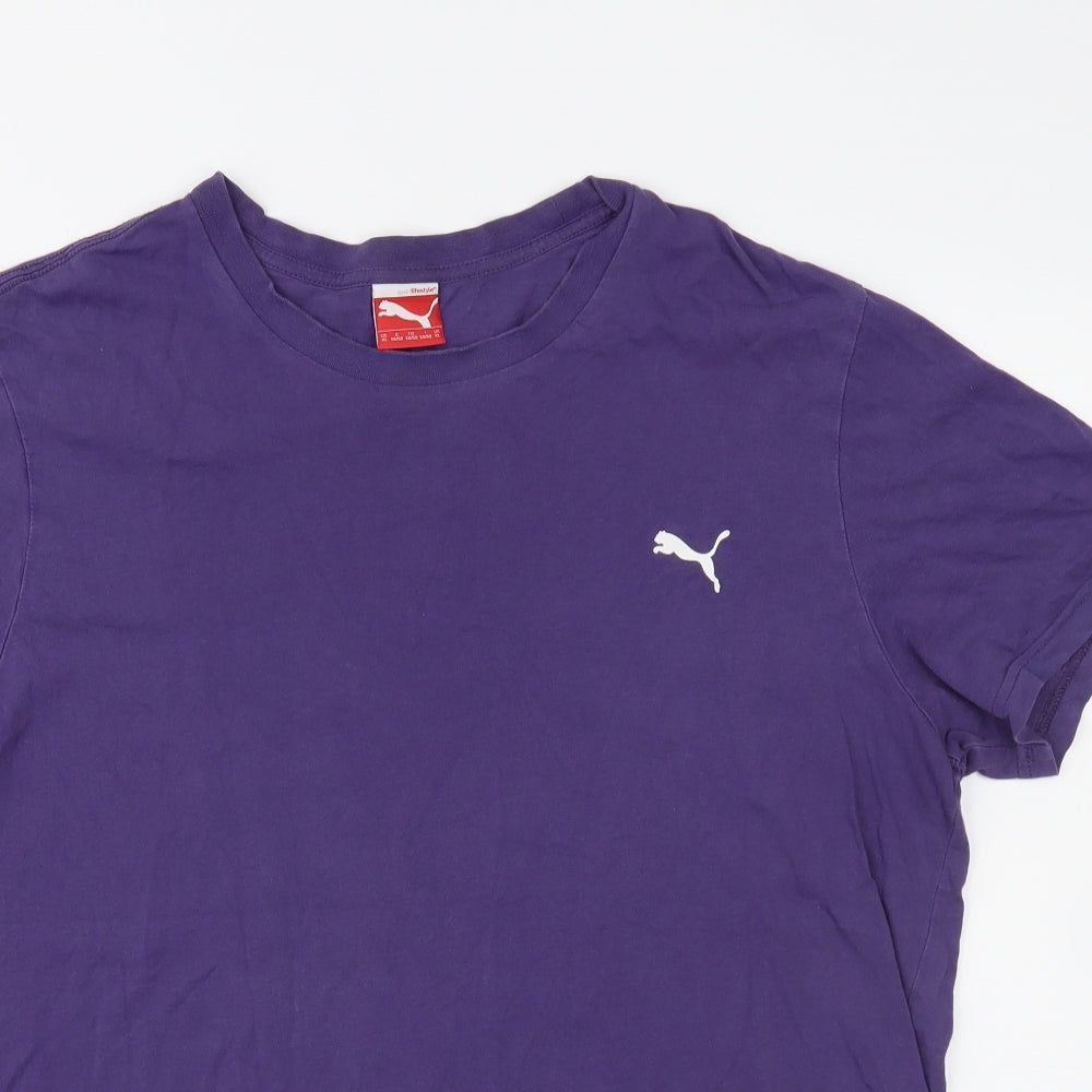Puma  Mens Purple    T-Shirt Size XL