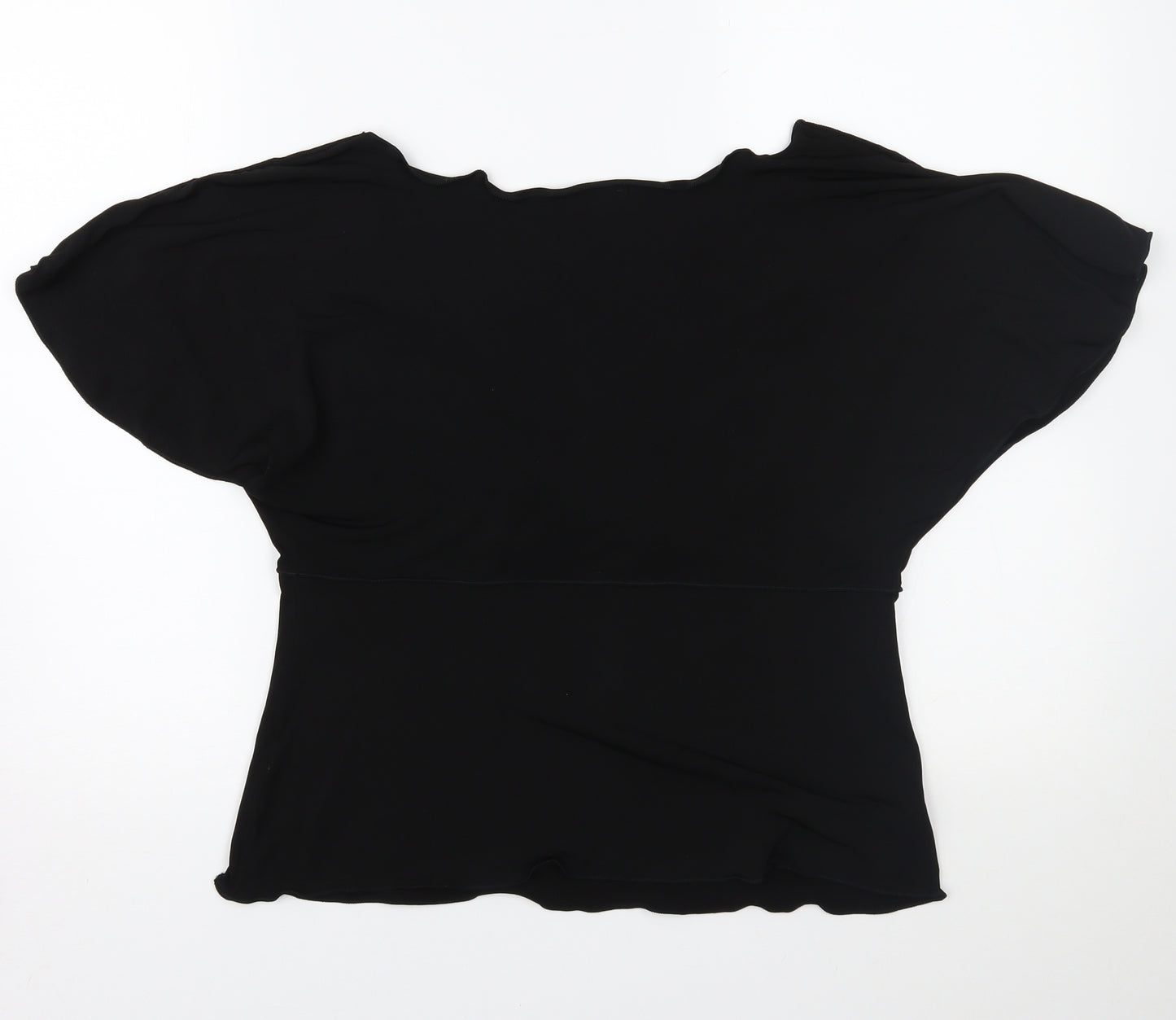 Max Edition Womens Black   Basic T-Shirt Size L