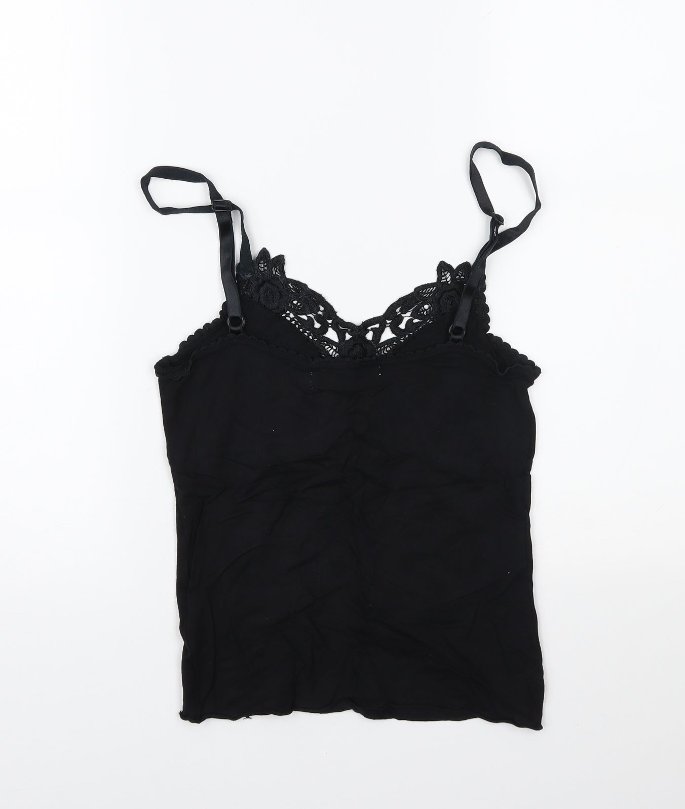 ICHI Womens Black   Basic Tank Size S