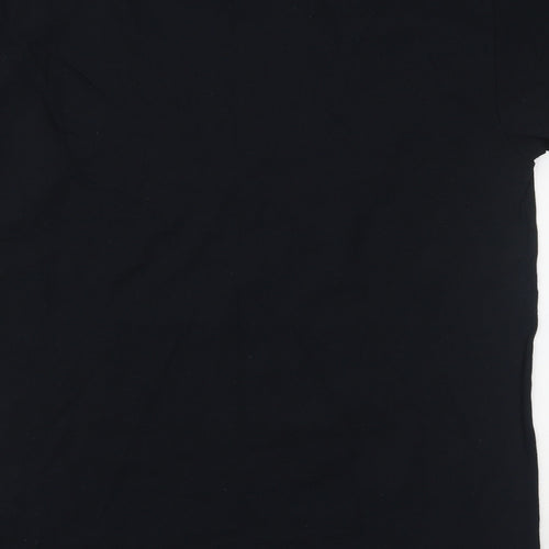 Gildan Mens Black    T-Shirt Size M