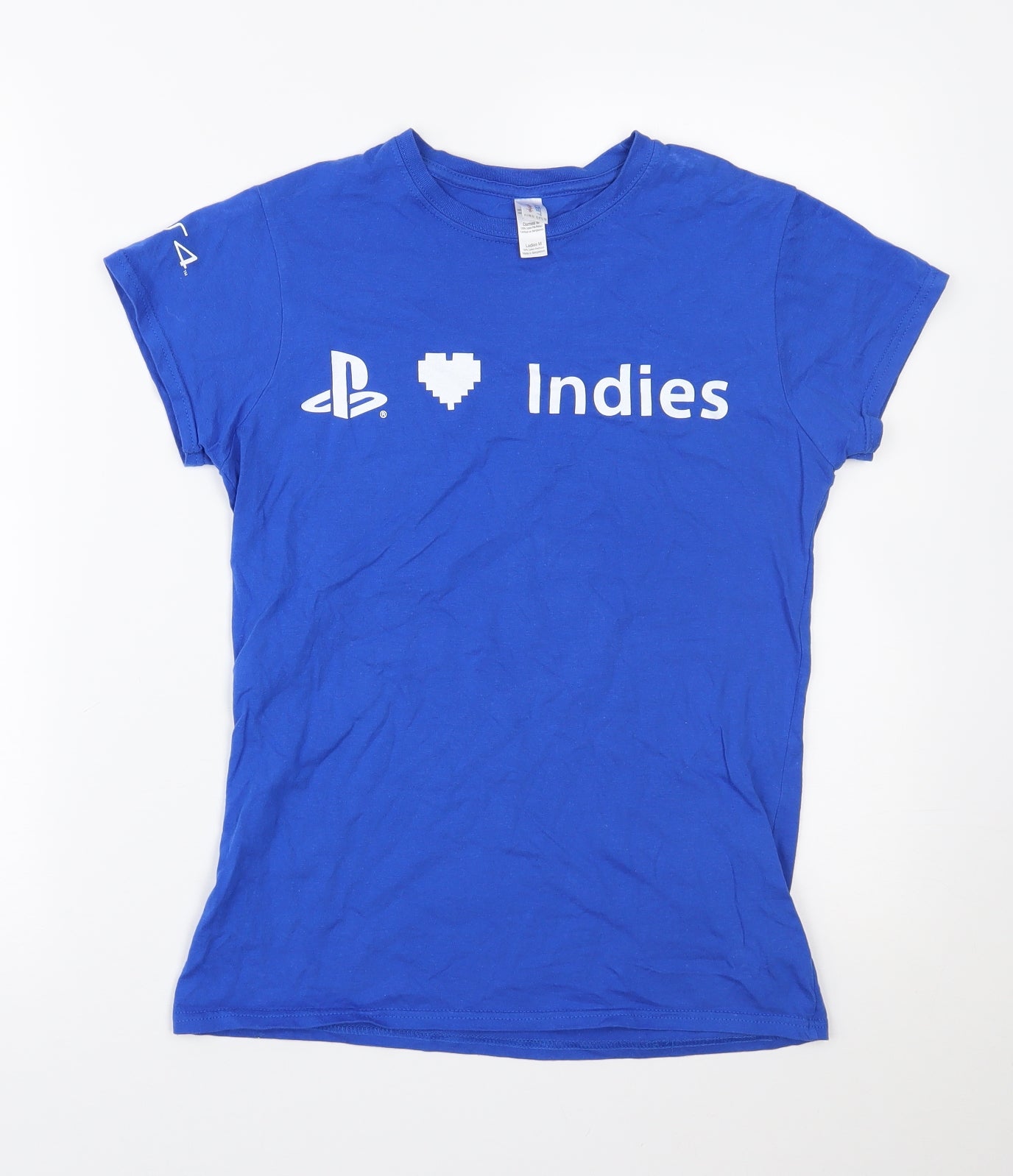 Gildan Womens Blue   Basic T-Shirt Size M  - ps4