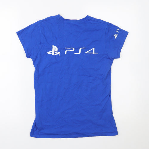 Gildan Womens Blue   Basic T-Shirt Size M  - ps4