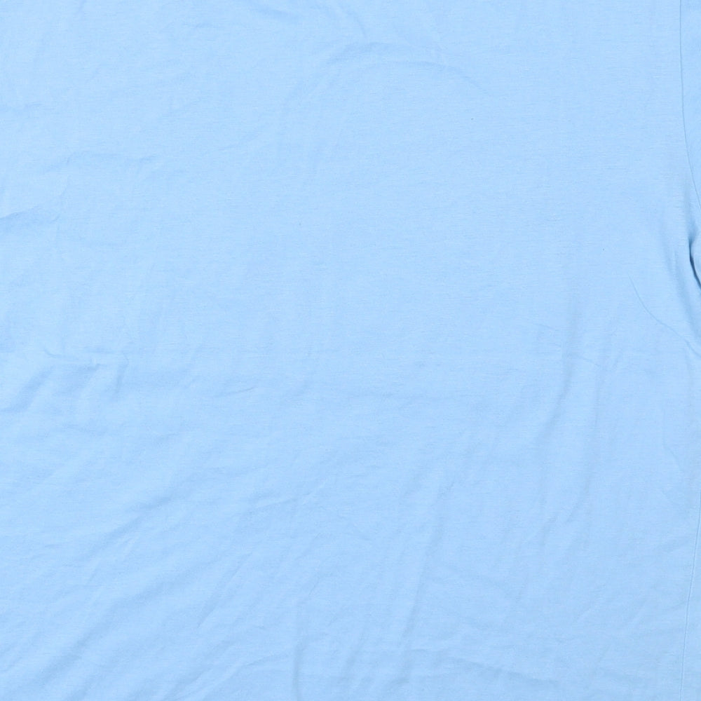 Cedar Wood State Mens Blue    T-Shirt Size M