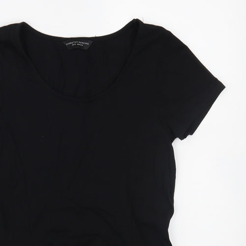 Dorothy Perkins Womens Black   Basic T-Shirt Size 12