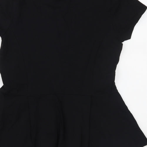 Dorothy Perkins Womens Black   Basic T-Shirt Size 12