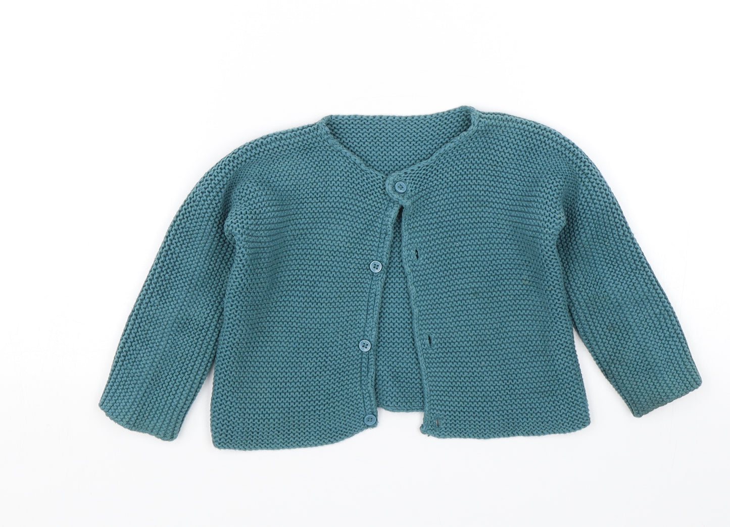 M&S Baby Blue   Cardigan Jumper Size 9-12 Months