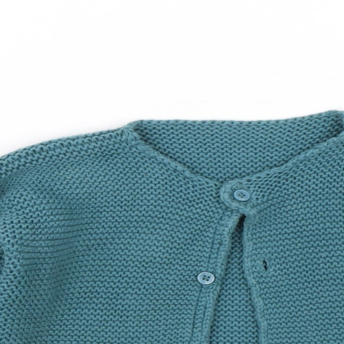 M&S Baby Blue   Cardigan Jumper Size 9-12 Months