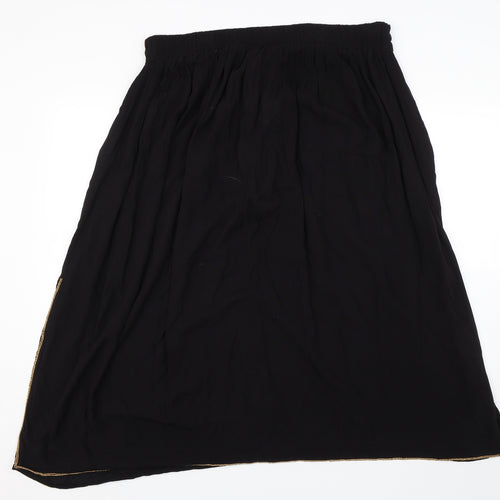 Anthology Womens Black   Swing Skirt Size 36 in
