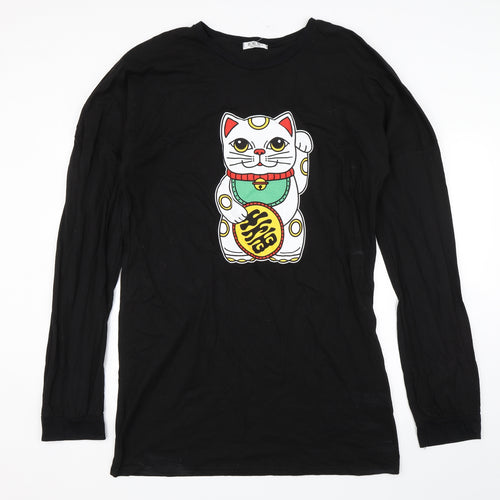Rokoko Womens Black   T-Shirt Dress  Size 18  - Cat