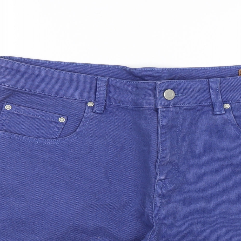 ASOS Mens Blue  Denim Chino Shorts Size 34 in