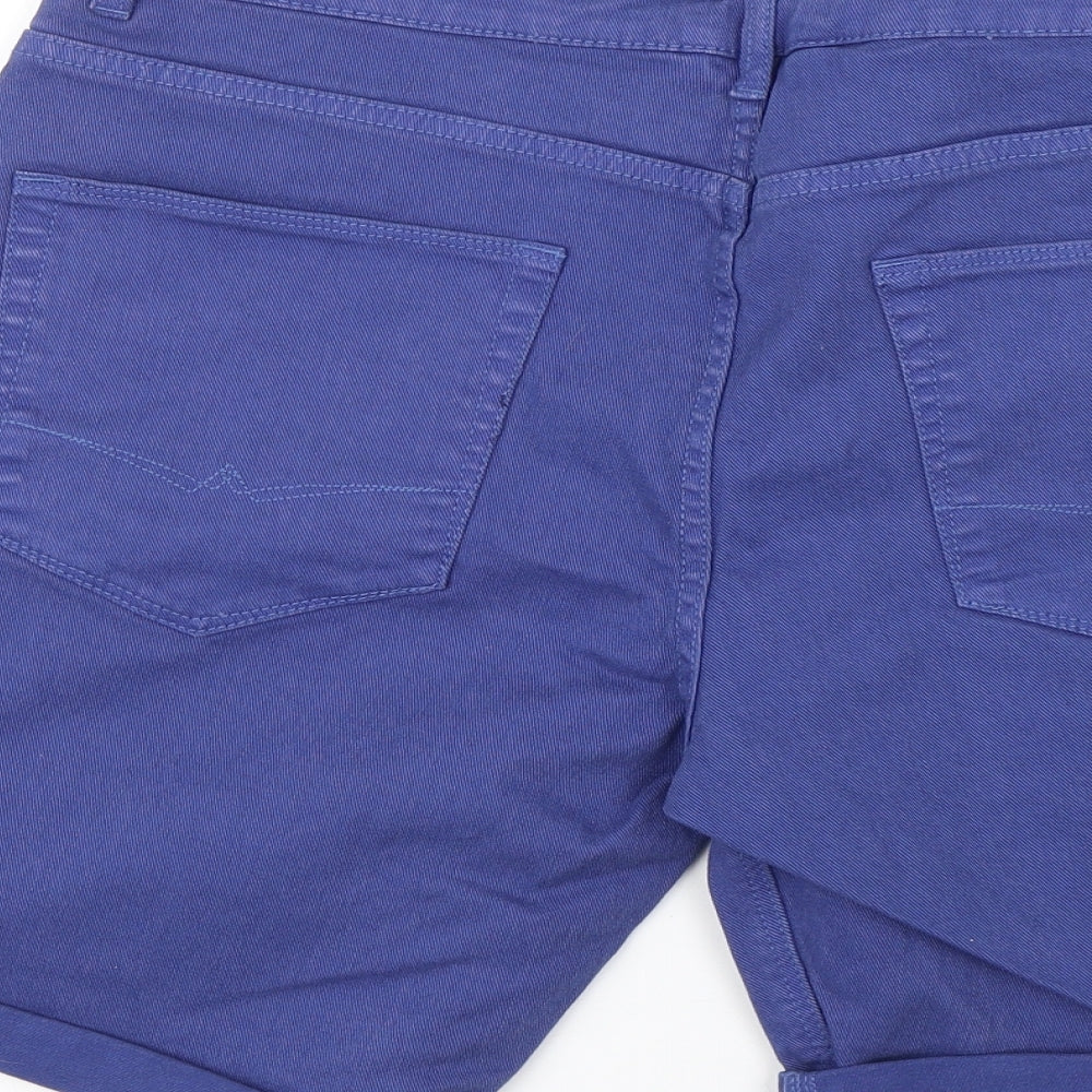 ASOS Mens Blue  Denim Chino Shorts Size 34 in