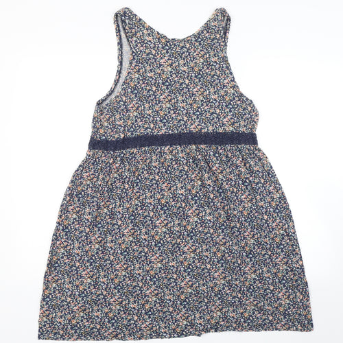 H&M Womens Blue Floral  Shift  Size L