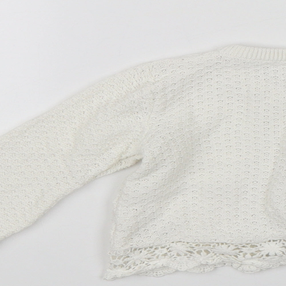 George Baby White   Cardigan Jumper Size 9-12 Months