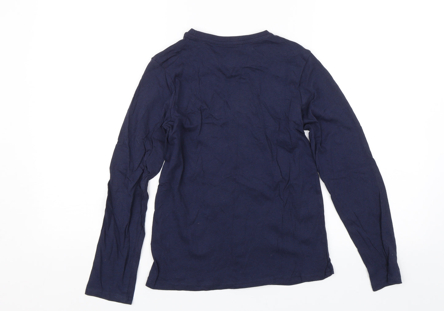 Primark Boys Blue   Basic T-Shirt Size 9-10 Years  - United Kingdom