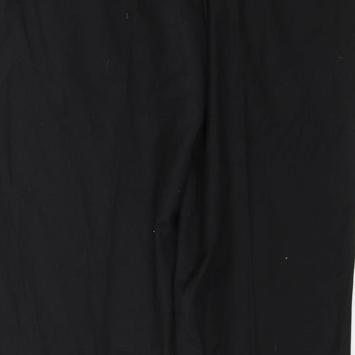 Taylor & Wright Mens Black   Dress Pants Trousers Size 32 in L26 in