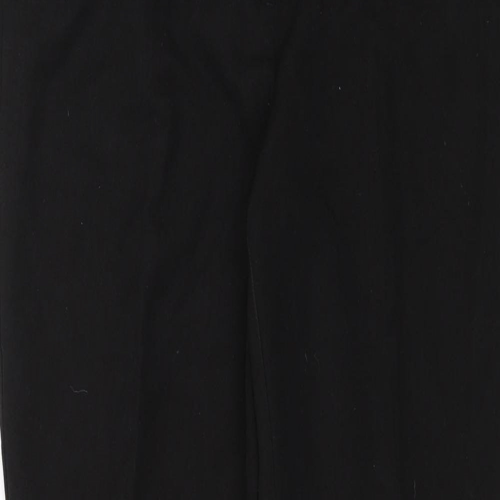 Papaya Womens Black   Dress Pants Trousers Size 12 L28 in