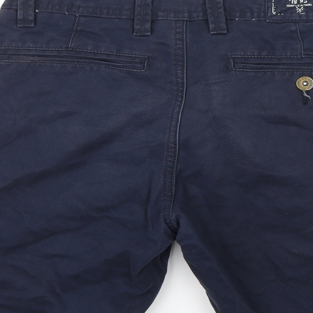 Crew Clothing Mens Blue   Chino Shorts Size 30 in