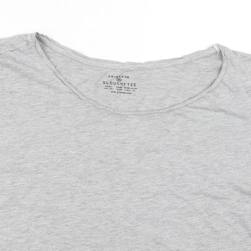 Primark Womens Grey   Basic T-Shirt Size 2XL