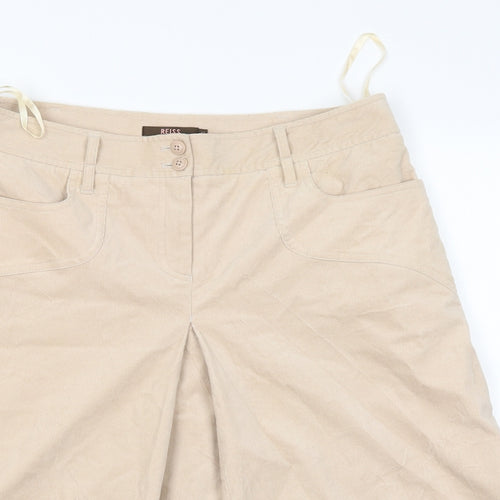 Reiss Womens Beige   Flare Skirt Size 12
