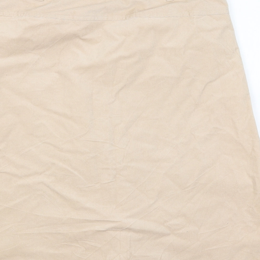 Reiss Womens Beige   Flare Skirt Size 12