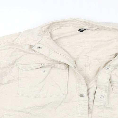 Divided Womens Beige   Jacket  Size S