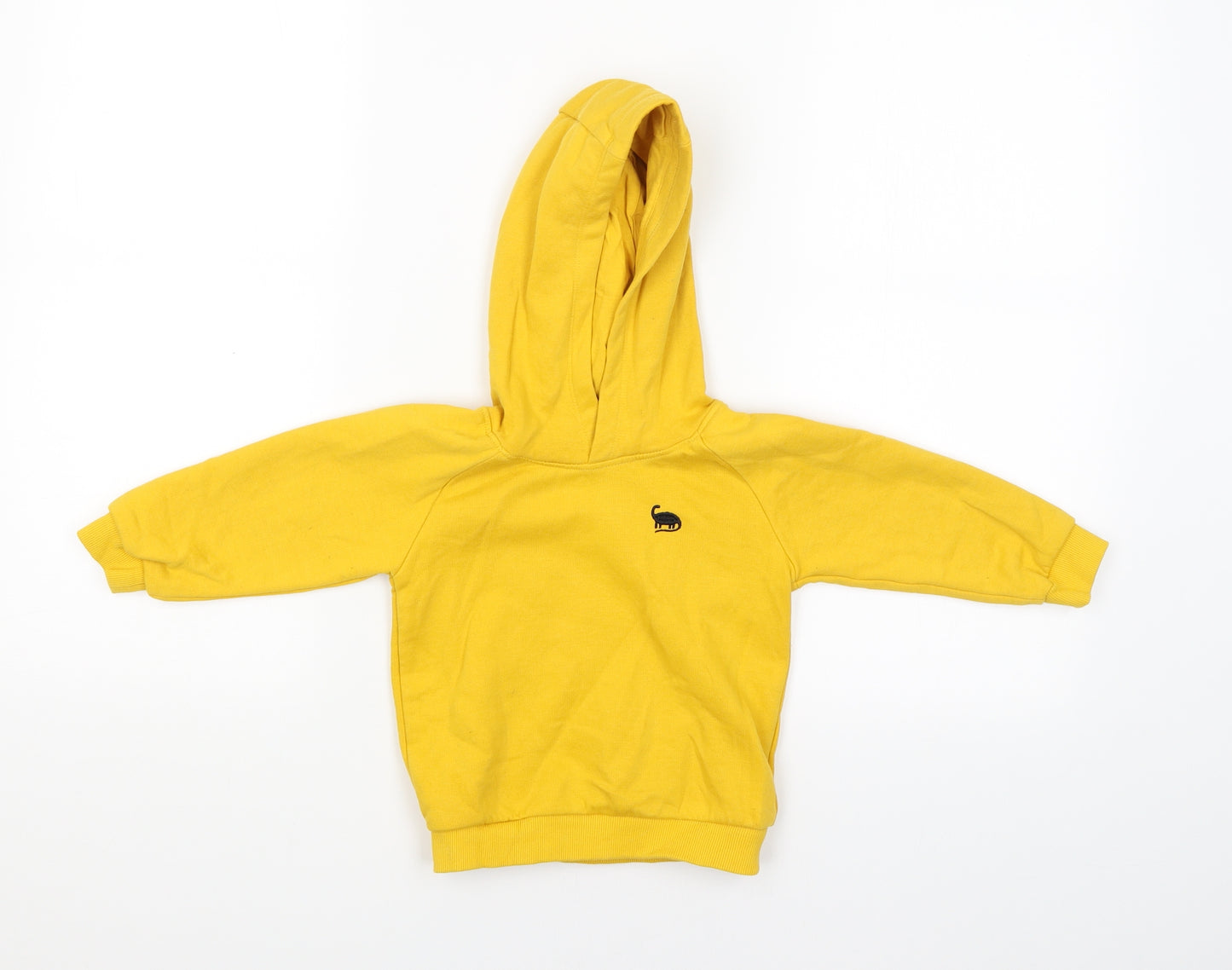 Preworn Boys Yellow   Pullover Jumper Size 12-18 Months  - Hoodie