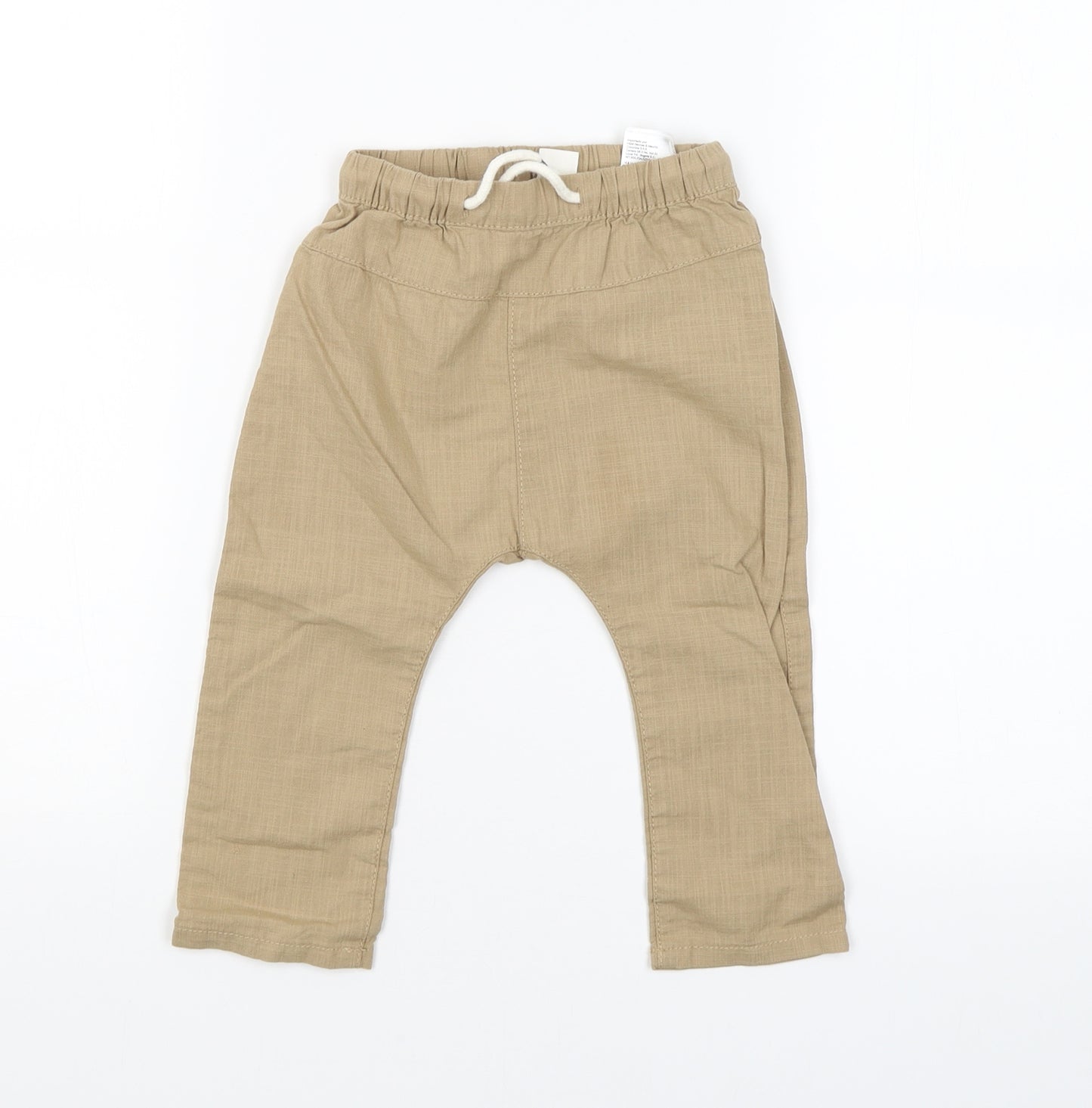 H&M Boys Beige   Capri Trousers Size 18-24 Months L50 cm