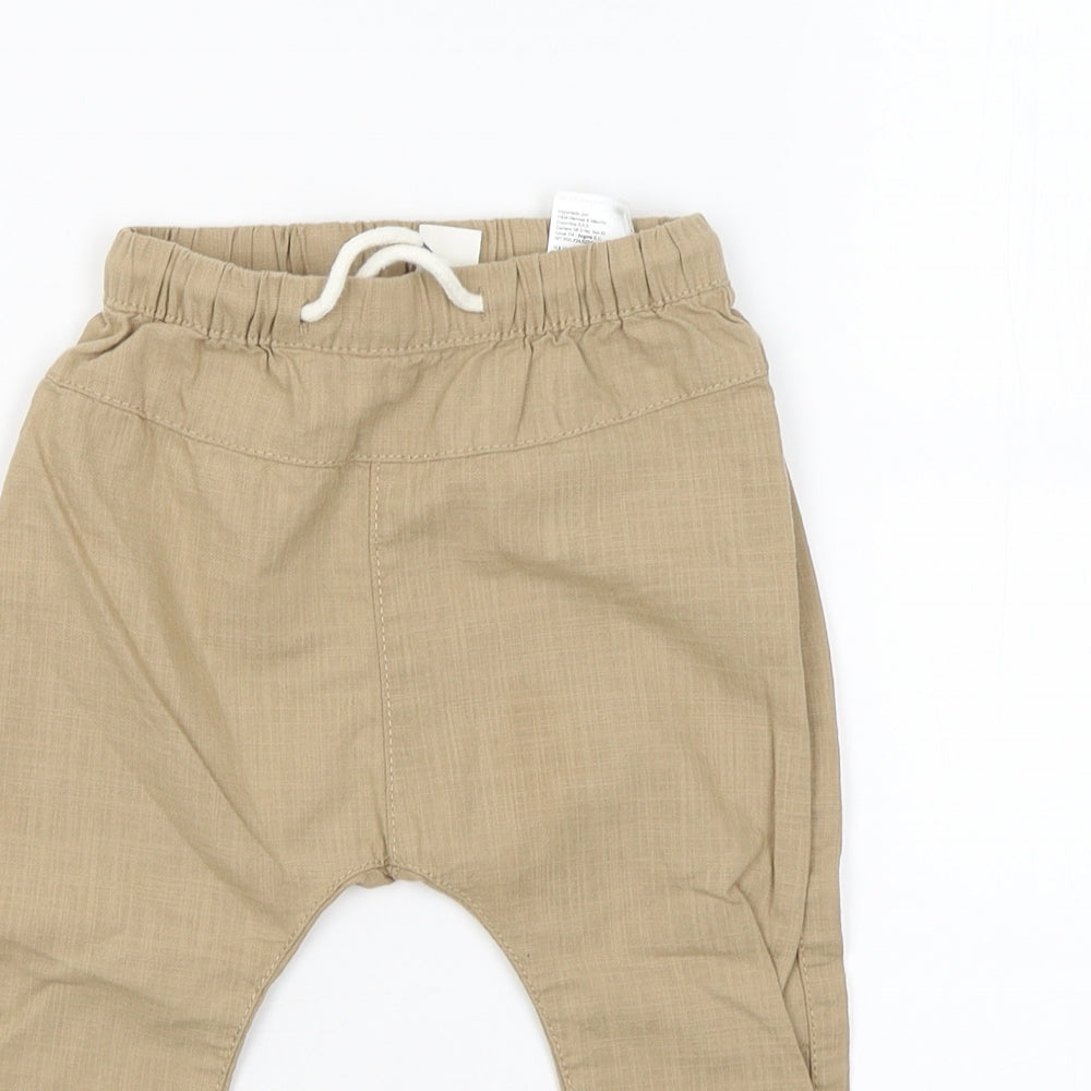 H&M Boys Beige   Capri Trousers Size 18-24 Months L50 cm