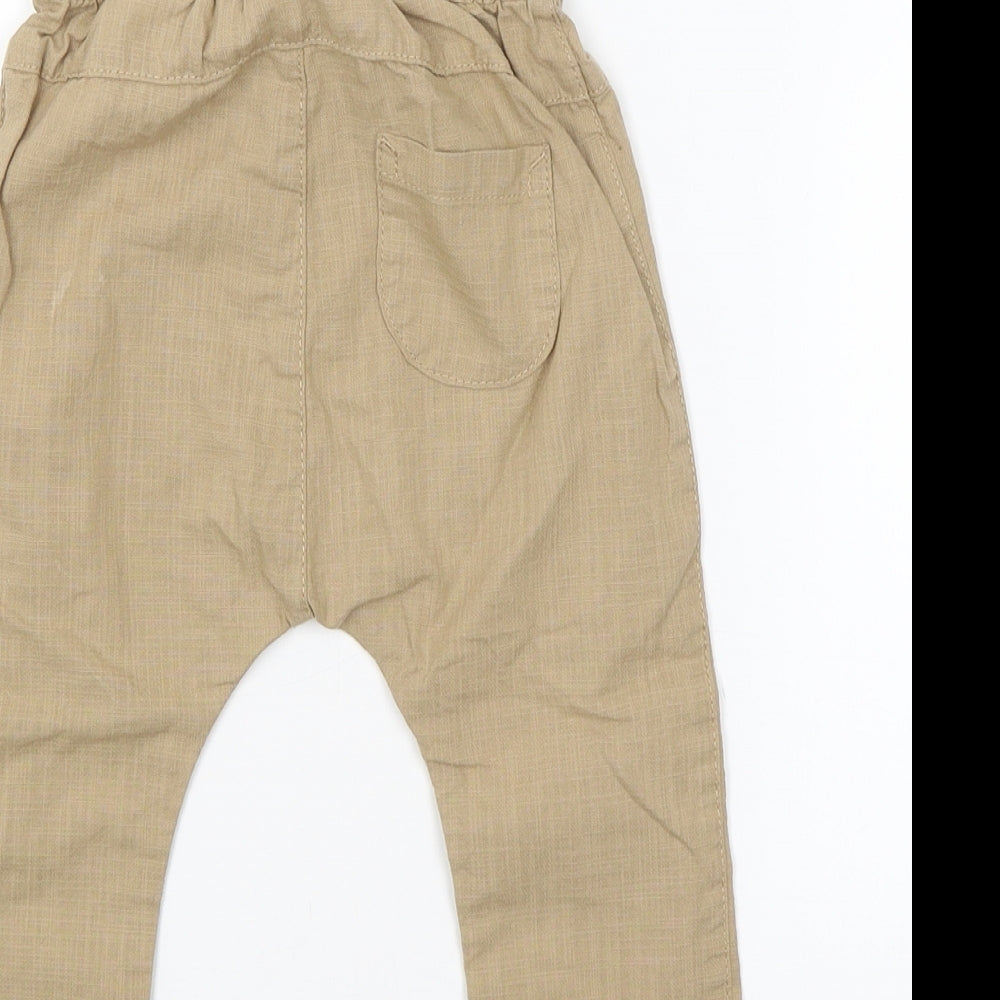 H&M Boys Beige   Capri Trousers Size 18-24 Months L50 cm
