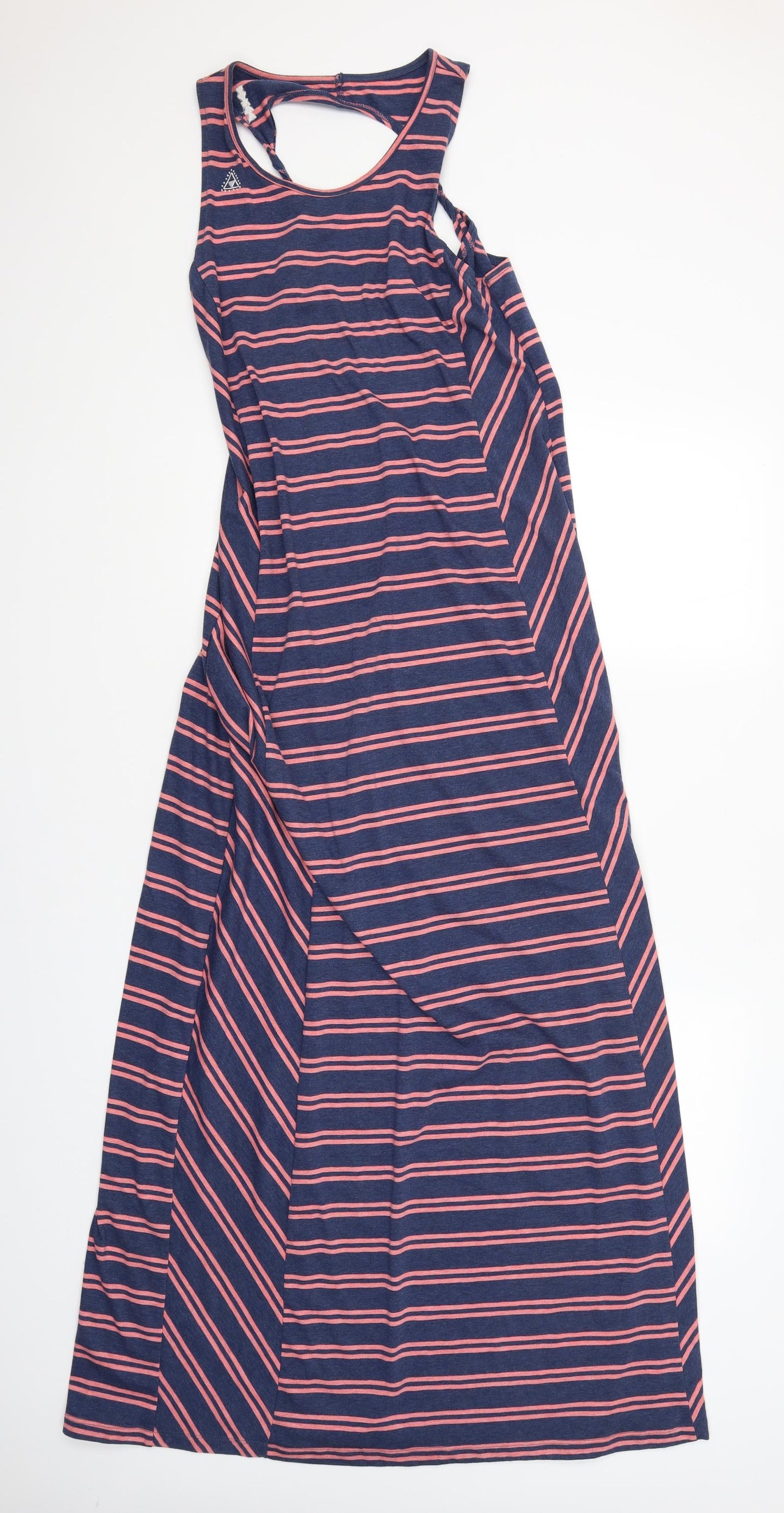 Animal Womens Blue Striped  Tank Dress  Size 12