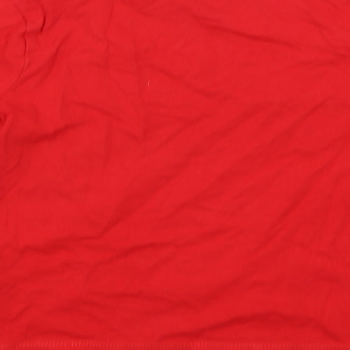 George Boys Red   Basic T-Shirt Size 6-7 Years