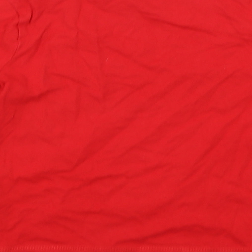George Boys Red   Basic T-Shirt Size 6-7 Years