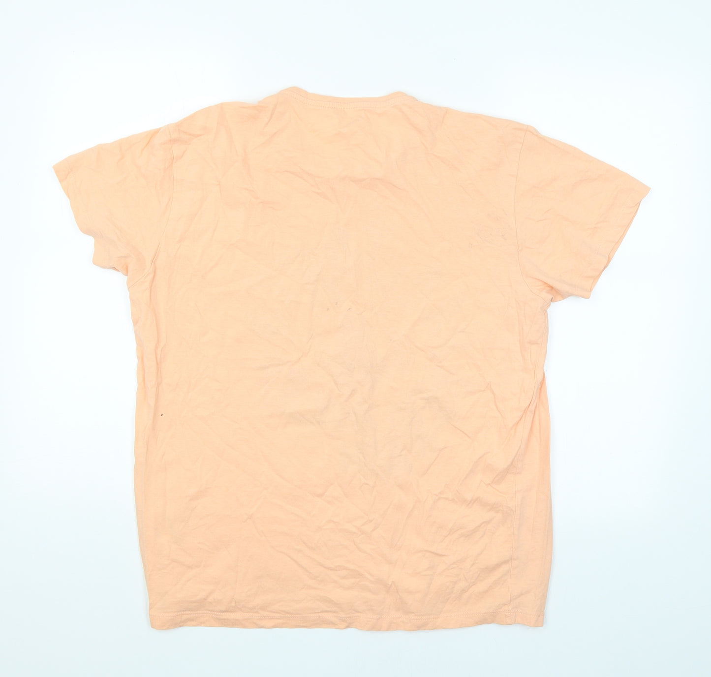 Cedar Wood State Mens Pink    T-Shirt Size L